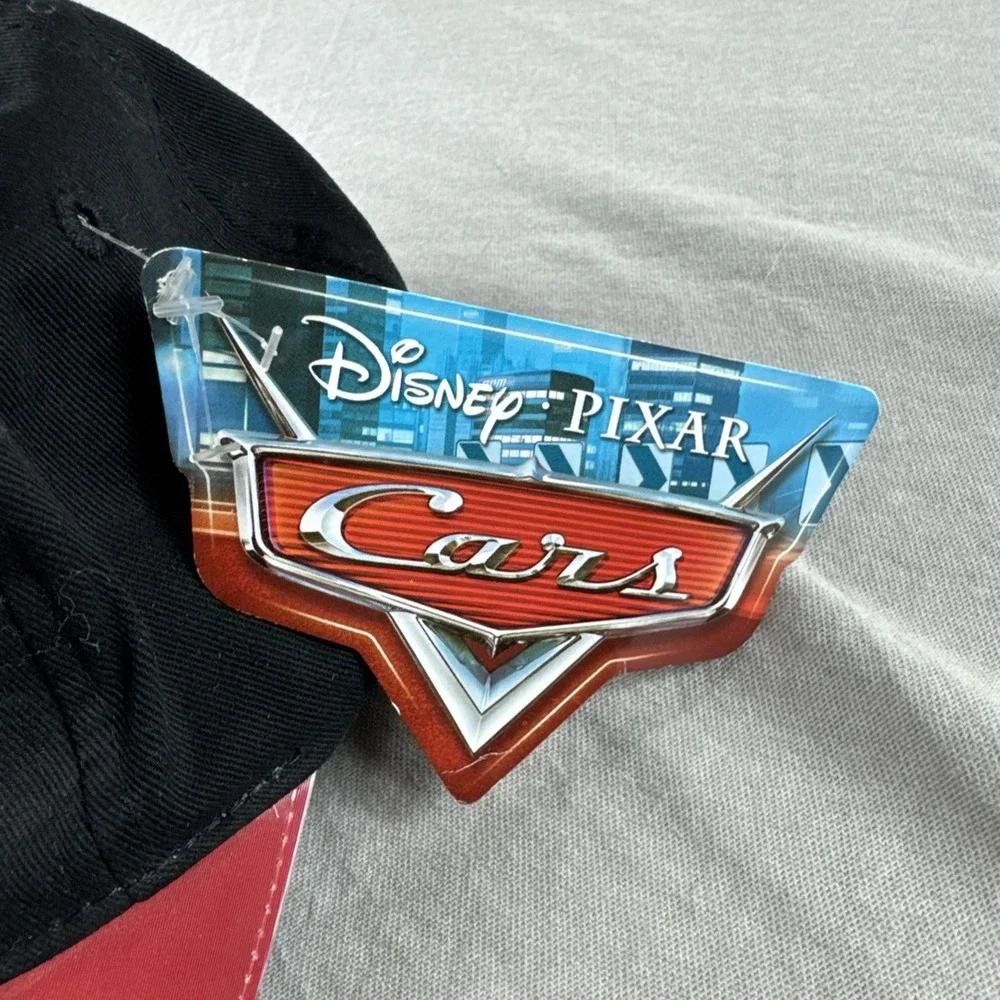 Disney Pixar Cars Hat Boys Adjustable Cap Hook Loop Lightning Drift Crew ABG NEW